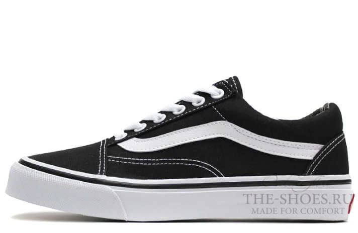 Кеды Vans Old Skool Black White Classic VD3HY28 черные Кеды Vans Old Skool Black White Classic VD3HY28 черные