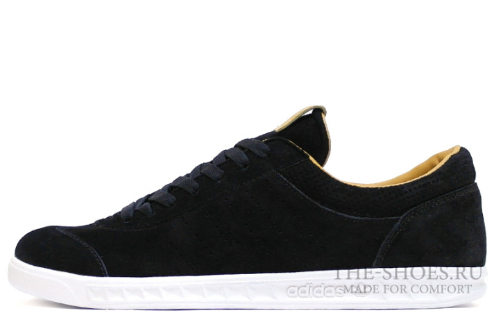 Кроссовки Adidas Spezial Spring 2016 Collection Black Suede  черные, замшевые