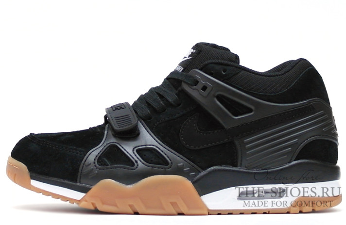 Кроссовки Nike Air Trainer 3 Black Suede Gum  черные