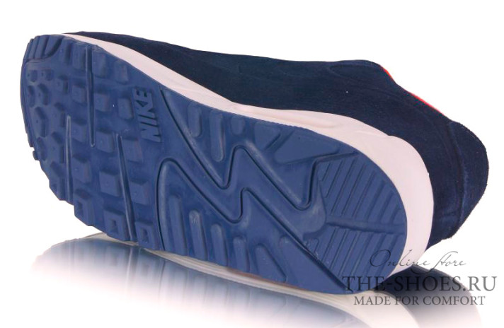 Кроссовки Nike Air Max 90 VacTech (VT) King Deep Blue  синие, фото 1