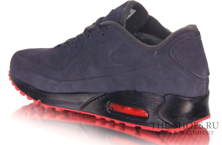 Кроссовки Nike Air Max 90 VacTech (VT) King Dark Gray Red серые, фото 4 Кроссовки Nike Air Max 90 VacTech (VT) King Dark Gray Red серые, фото 4