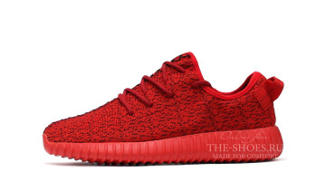  кроссовки Adidas Yeezy Boost 350 красные, фото 1