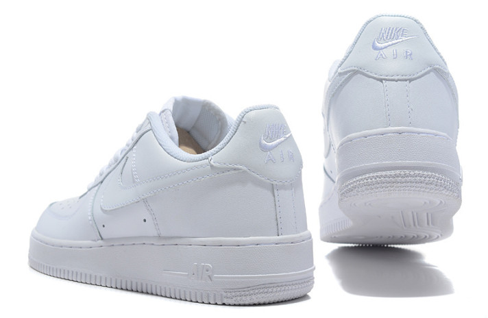 Кроссовки Nike Air Force 1 Low Pure White Leather CW2288-111 белые, кожаные, фото 6