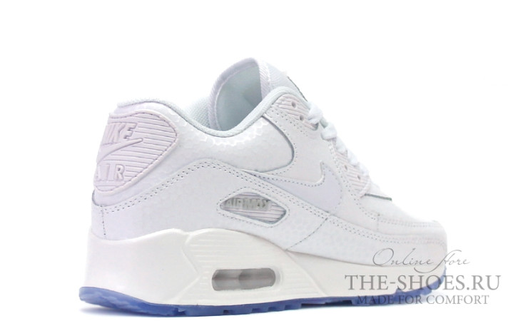 Кроссовки Nike Air Max 90 Leather White Pearl белые, кожаные, фото 2 Кроссовки Nike Air Max 90 Leather White Pearl белые, кожаные, фото 2