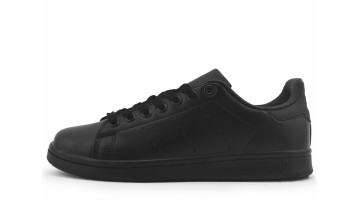 Кроссовки женские Adidas Stan Smith Black Full Leather