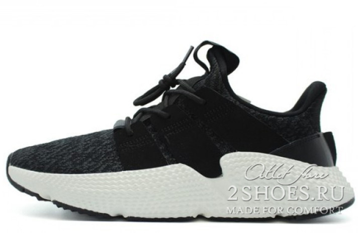 Кроссовки Adidas Prophere Black White  черные