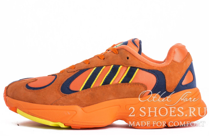 Кроссовки Adidas Yung 1 GOKU HI Res Orange B37613 оранжевые