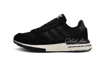  кроссовки Adidas ZX черные, фото 6