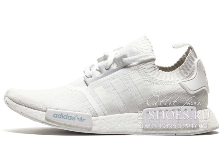 Кроссовки ADIDAS NMD R1 PK Triple White S31506 белые Кроссовки ADIDAS NMD R1 PK Triple White S31506 белые