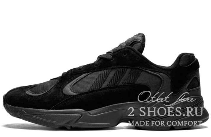 Кроссовки Adidas Yung 1 Triple Black G27026 черные