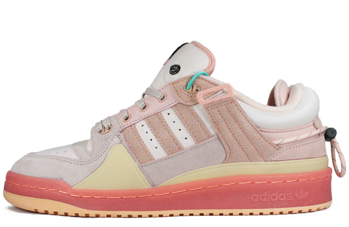 Кроссовки Adidas Forum Buckle Low Bad Bunny Pink Easter Egg GW0265 розовые