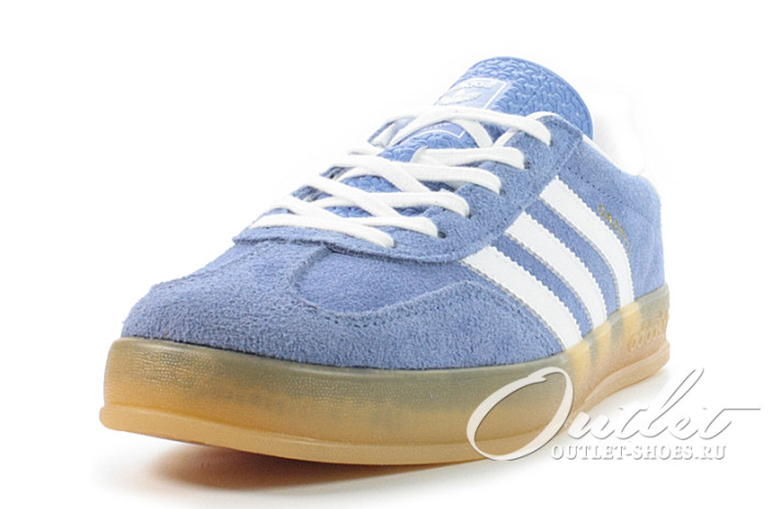Кроссовки Adidas Gazelle Blue White  синие, фото 1