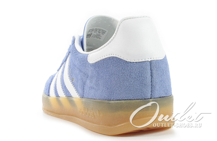 Кроссовки Adidas Gazelle Blue White  синие, фото 2