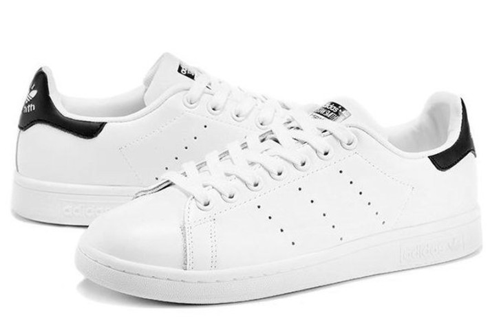 Кроссовки Adidas Stan Smith White Black FX5501 белые, кожаные, фото 1