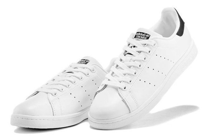 Кроссовки Adidas Stan Smith White Black FX5501 белые, кожаные, фото 3