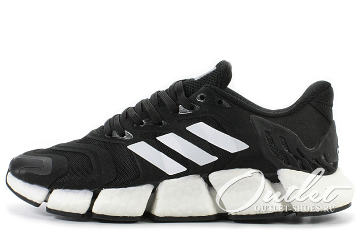 Кроссовки Adidas Climacool Vento Heat Boost Black White  белые, черные