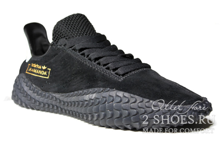 Кроссовки Adidas Kamanda Triple Black BD7903 черные, фото 1 Кроссовки Adidas Kamanda Triple Black BD7903 черные, фото 1