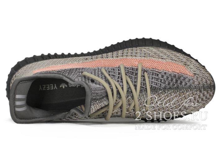 Кроссовки Adidas Yeezy Boost 350 V2 Ash Stone GW0089 серые, фото 3