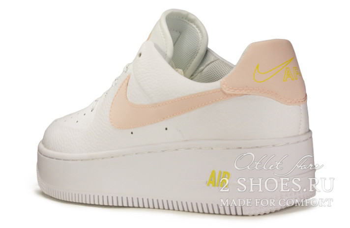 nike air force 1 sage white pink