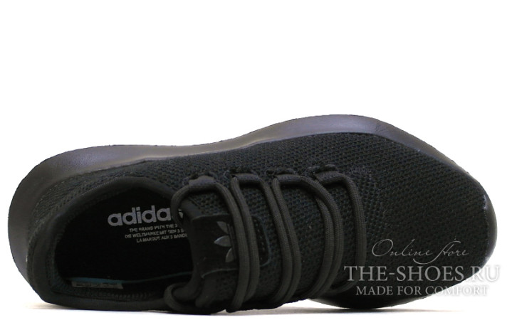 Кроссовки Adidas Tubular Shadow Knit Black Core CG4562 черные, фото 3