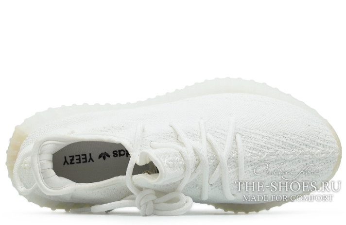 Кроссовки Adidas Yeezy Boost 350 V2 Triple White CP9366 белые, фото 3