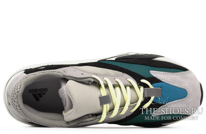Кроссовки Adidas Yeezy 700 Wave Runner Solid Grey B75571 серые, фото 3