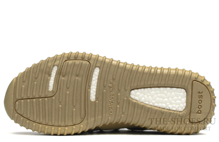 Кроссовки Adidas Yeezy Boost 350 Tan Sand AQ2661 бежевые, фото 2