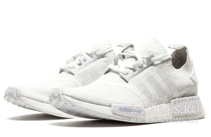 Кроссовки ADIDAS NMD R1 PK Triple White S31506 белые, фото 1 Кроссовки ADIDAS NMD R1 PK Triple White S31506 белые, фото 1