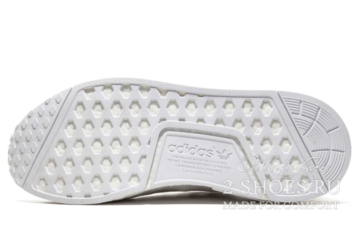 Кроссовки ADIDAS NMD R1 PK Triple White S31506 белые, фото 3 Кроссовки ADIDAS NMD R1 PK Triple White S31506 белые, фото 3