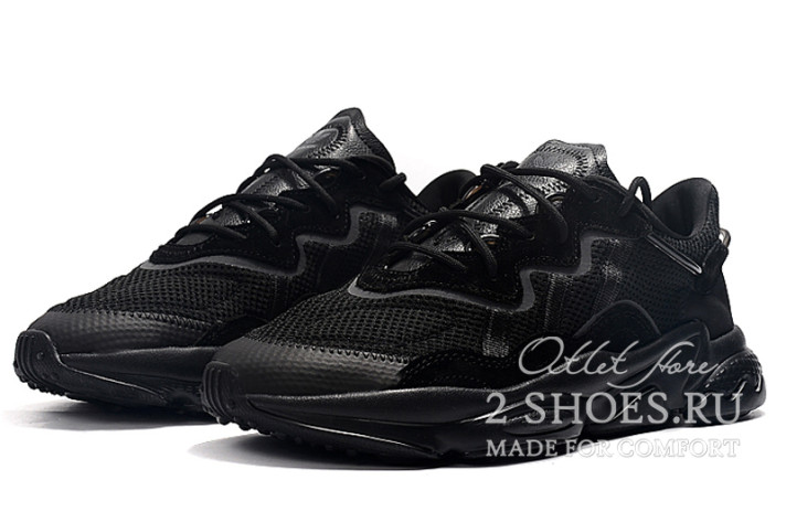 Кроссовки Adidas Ozweego Black EE6999 черные, фото 1