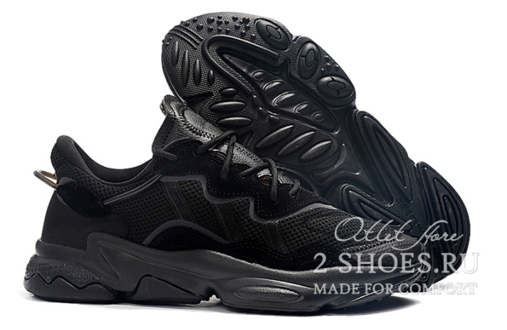 Кроссовки Adidas Ozweego Black EE6999 черные, фото 3