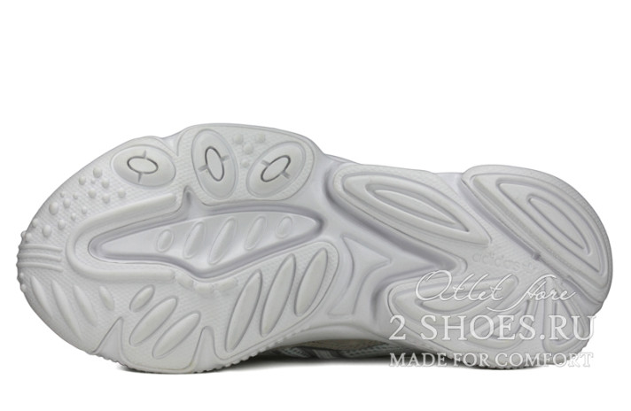 Кроссовки Adidas Ozweego White Grey EE7012 белые, фото 4