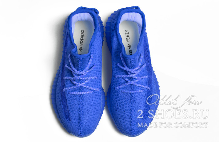 Кроссовки Adidas Yeezy Boost 350 V2 Blue  синие, фото 3