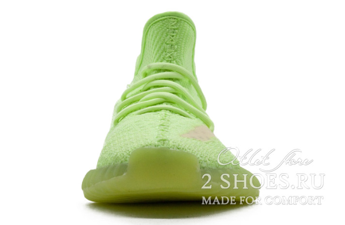 Кроссовки Adidas Yeezy Boost 350 V2 Glow In The Dark EG5293 зеленые, фото 2