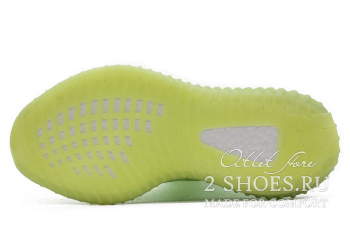 Кроссовки Adidas Yeezy Boost 350 V2 Glow In The Dark EG5293 зеленые, фото 5