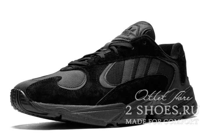Кроссовки Adidas Yung 1 Triple Black G27026 черные, фото 1