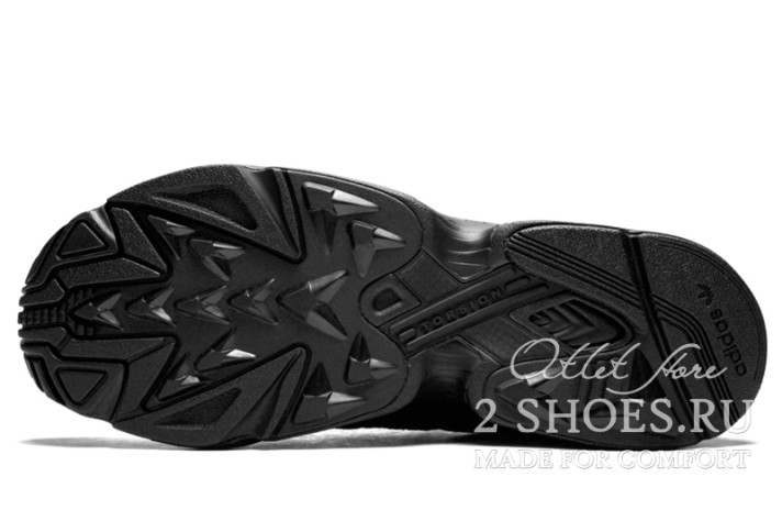 Кроссовки Adidas Yung 1 Triple Black G27026 черные, фото 3