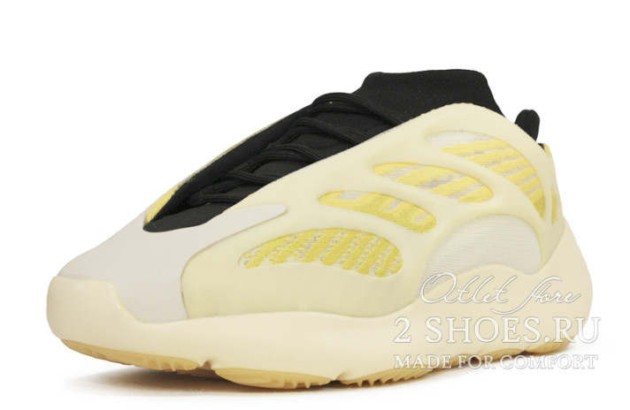 Кроссовки Adidas Yeezy 700 V3 Safflower G54853 желтые, фото 1