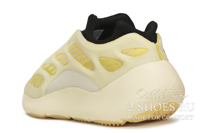 Кроссовки Adidas Yeezy 700 V3 Safflower G54853 желтые, фото 2