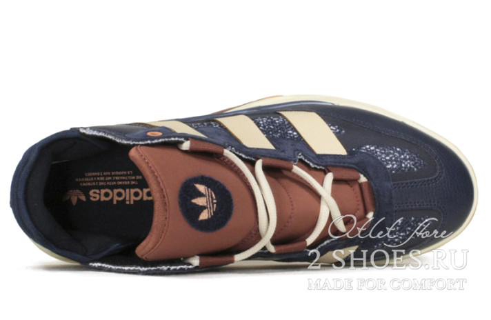 Кроссовки Adidas Niteball Cream Navy FX7650 синие, фото 3