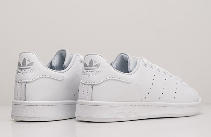 Кроссовки Adidas Stan Smith Triple White  белые, кожаные, фото 2