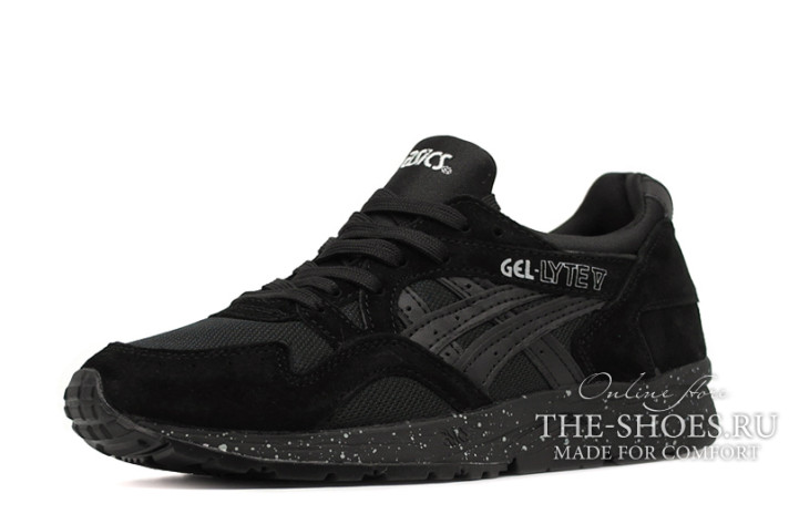 Кроссовки Asics Gel LYTE 5 Night Shade Black Speckle H5R2N-9090 черные, фото 1 Кроссовки Asics Gel LYTE 5 Night Shade Black Speckle H5R2N-9090 черные, фото 1