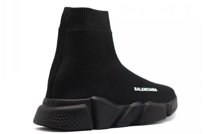 Кроссовки Balenciaga Speed Trainer All Black 587286W17191013 черные, фото 2