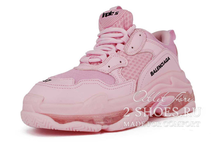Кроссовки Balenciaga Triple S Pink 544351W2GA15760 розовые, фото 1