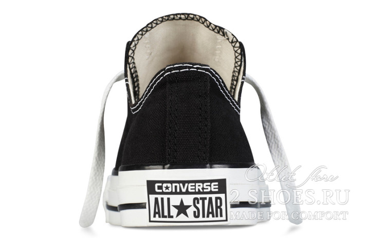 Кеды Converse All Star Low CHUCK TAYLOR Black White M9166 черные, фото 3