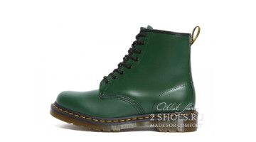  ботинки DR Martens 1460 зеленые, фото 1