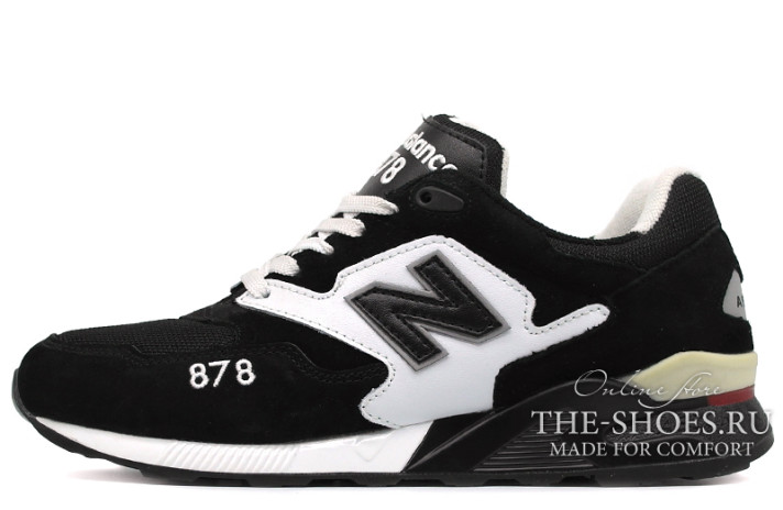 Кроссовки New Balance 878 Black White  черные