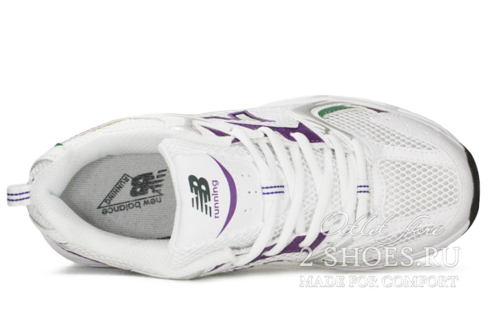 Кроссовки New Balance MR530SF White Purple  белые, фото 3
