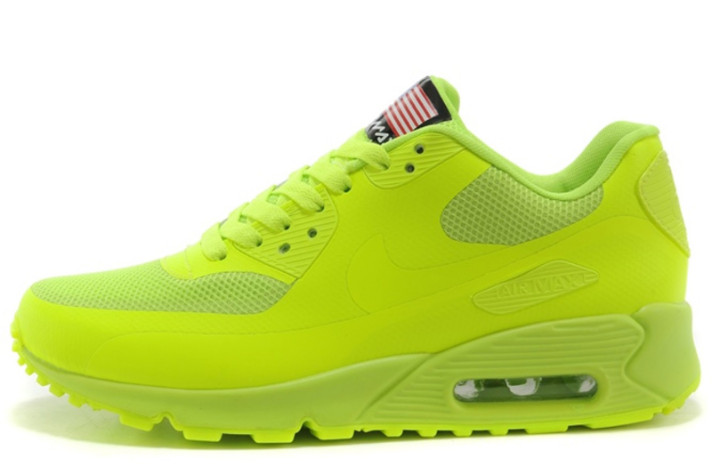 Кроссовки Nike Air Max 90 Hyperfuse (HYP) Lemon Green  зеленые