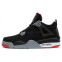 Кроссовки женские Nike Air Jordan 4 Black Cement Grey Red